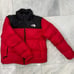 North face red nuptse jacket