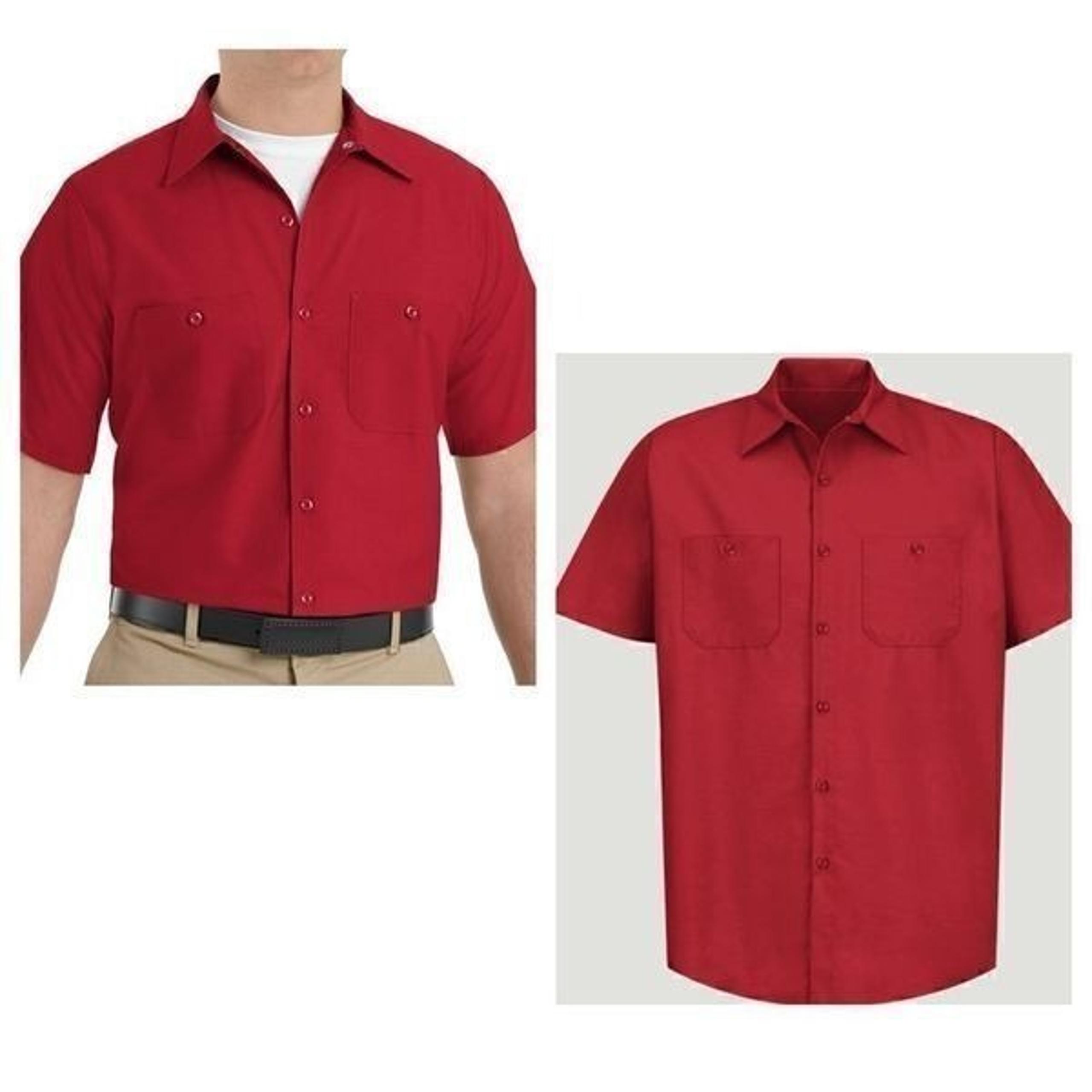 NWOT Red Kap Industrial Short Sleeve Work Shirt 4XL