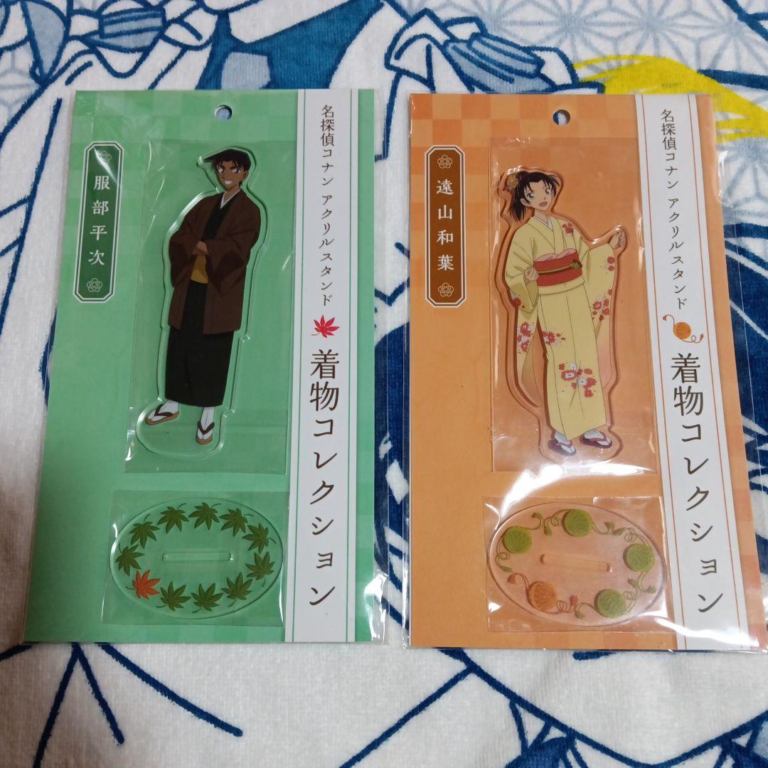 【Extremely Rare】 Detective Conan Acrylic Stand Kimono Collection - Heiji Hattori & Kazuha Toyama