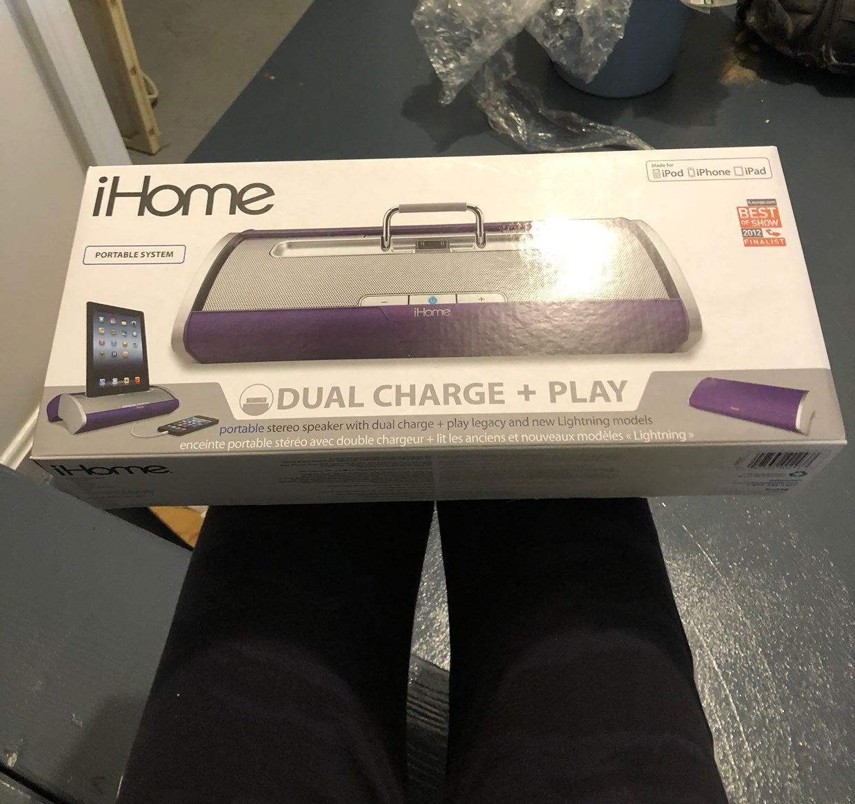 IHOME portable ststem