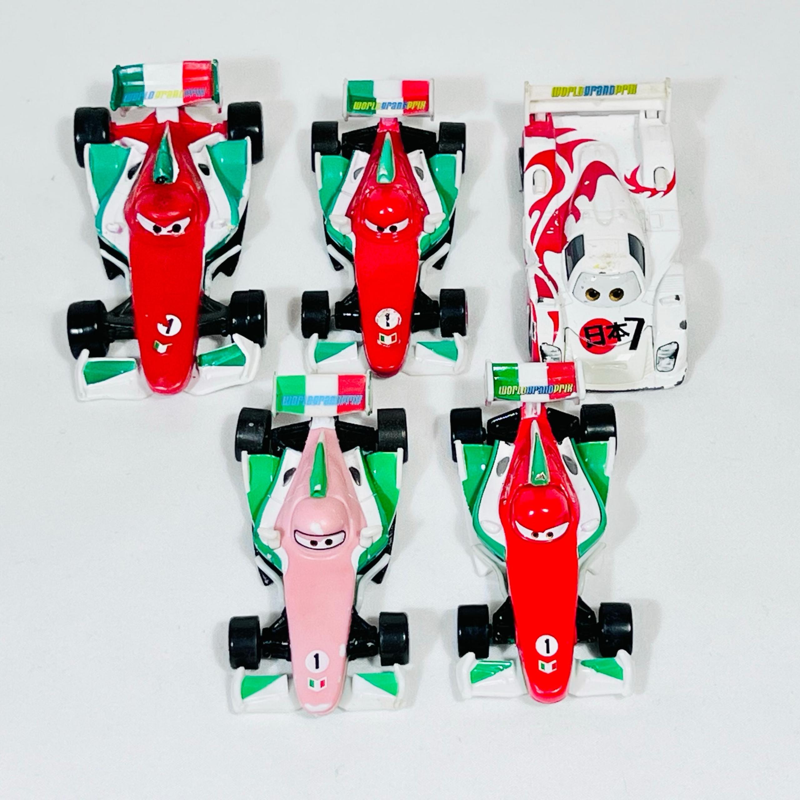 Disney Pixar Cars Lot 5 Racing Diecast Metal Color Changing Bernoulli Todoroki