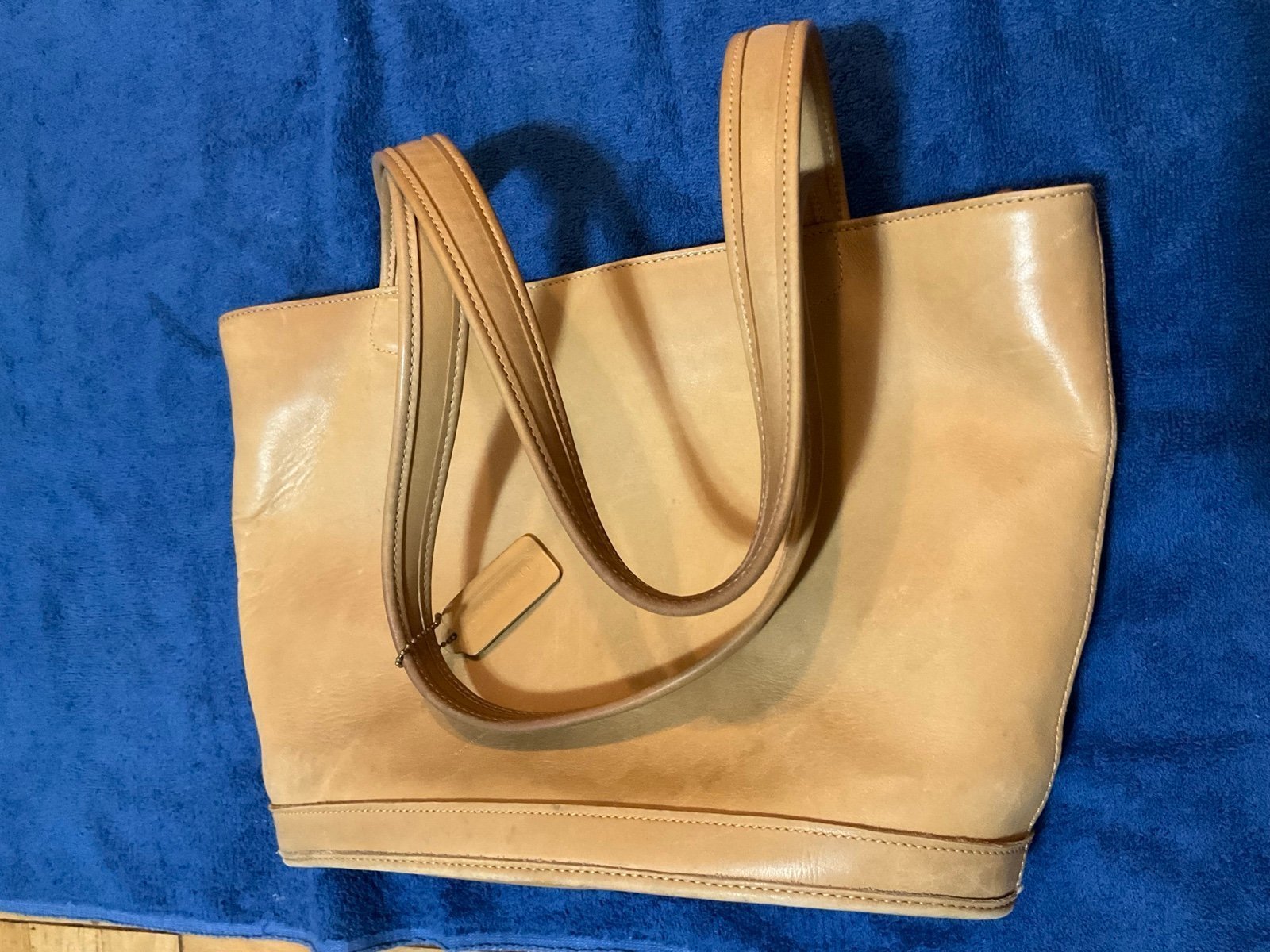 VTG Coach Leather Brown Shoulder Tote Bag