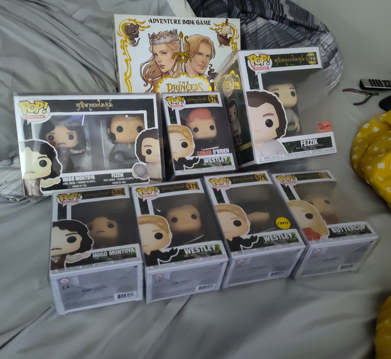 Funko Pop Movies The Princess Bride Lot 578, 579 , 580 chase, 2 1/1 customs