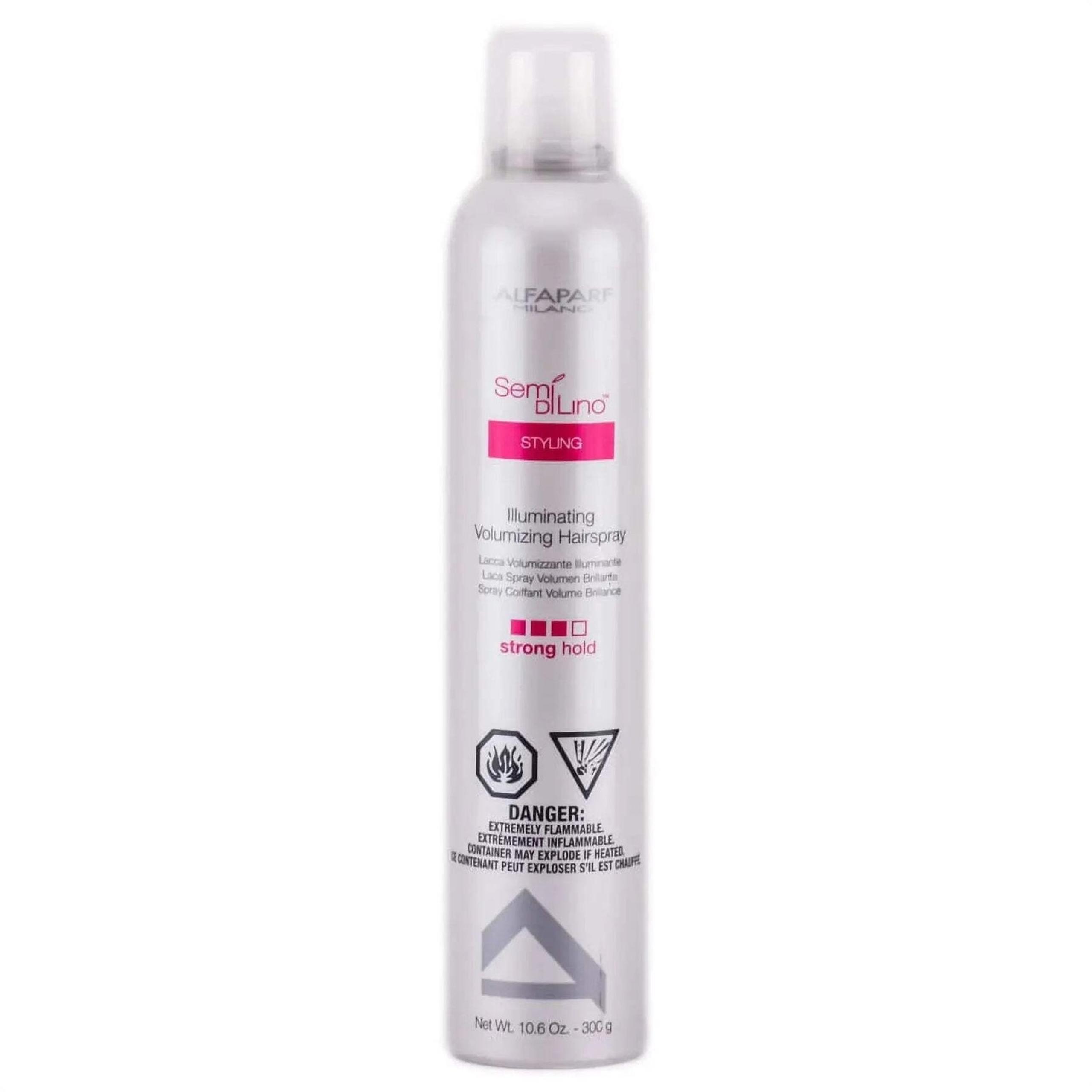 Alfaparf Semi Di Lino Extra Strong Hold Illuminating Hairspray, 10.6 Ounce