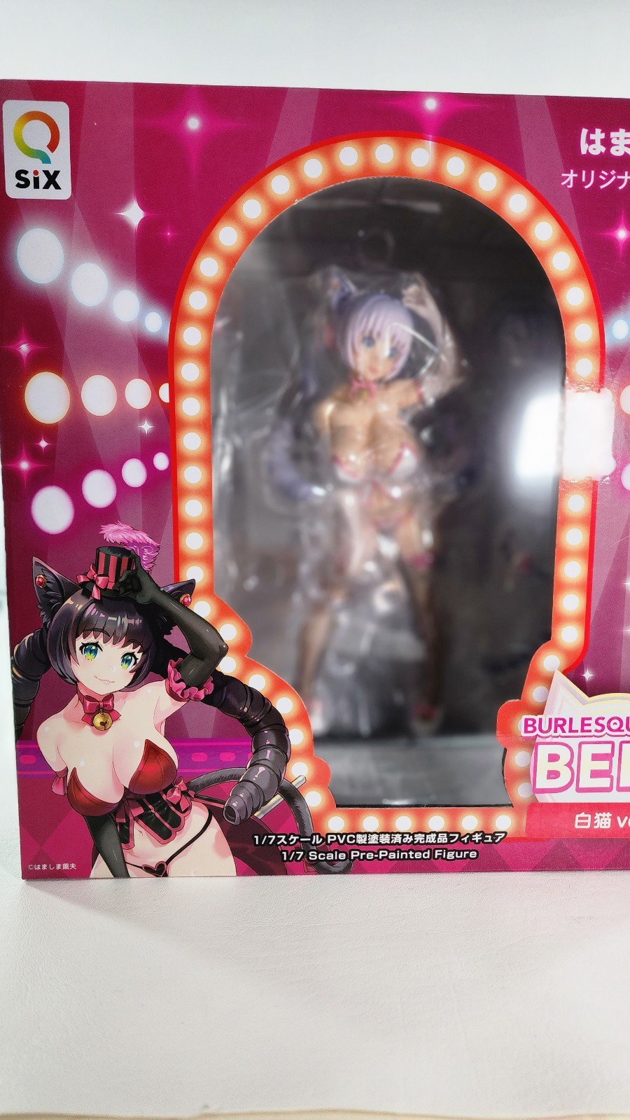Q-six Burlesque Cat Bell Catgirl Anime Figure