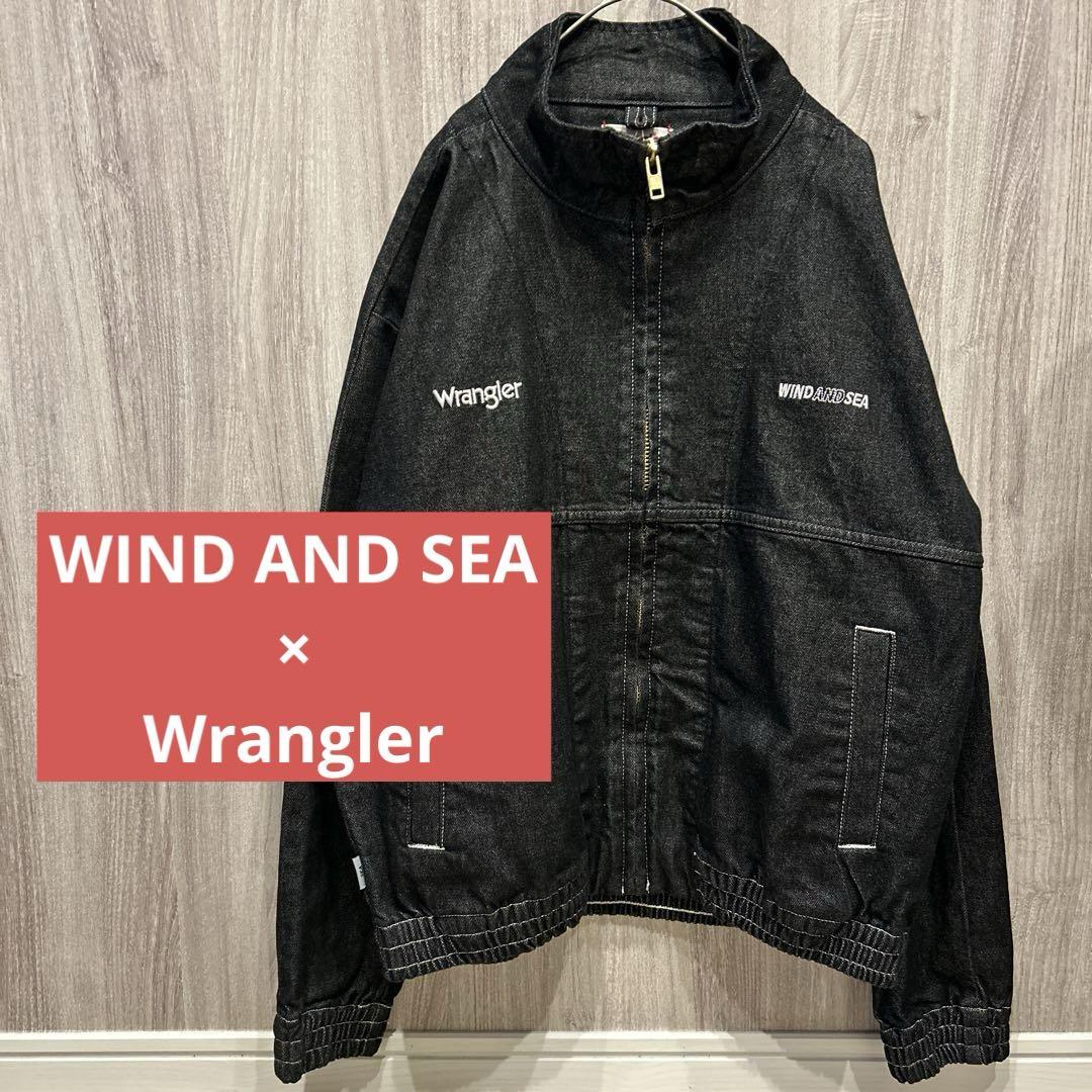 【Excellent Condition】WIND AND SEA×Wrangler Denim Zip Jacket Vintage