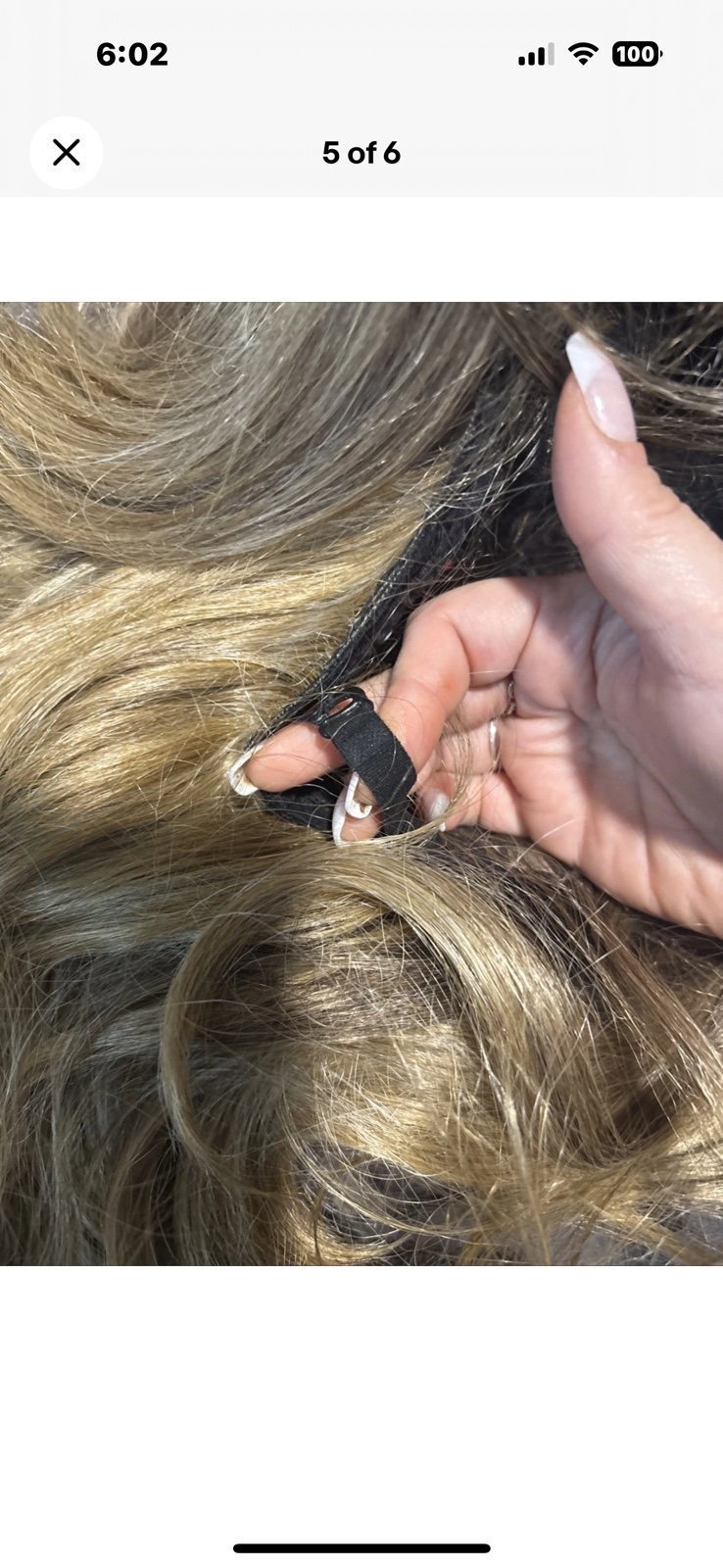 Soft elegant wavy ombré wig