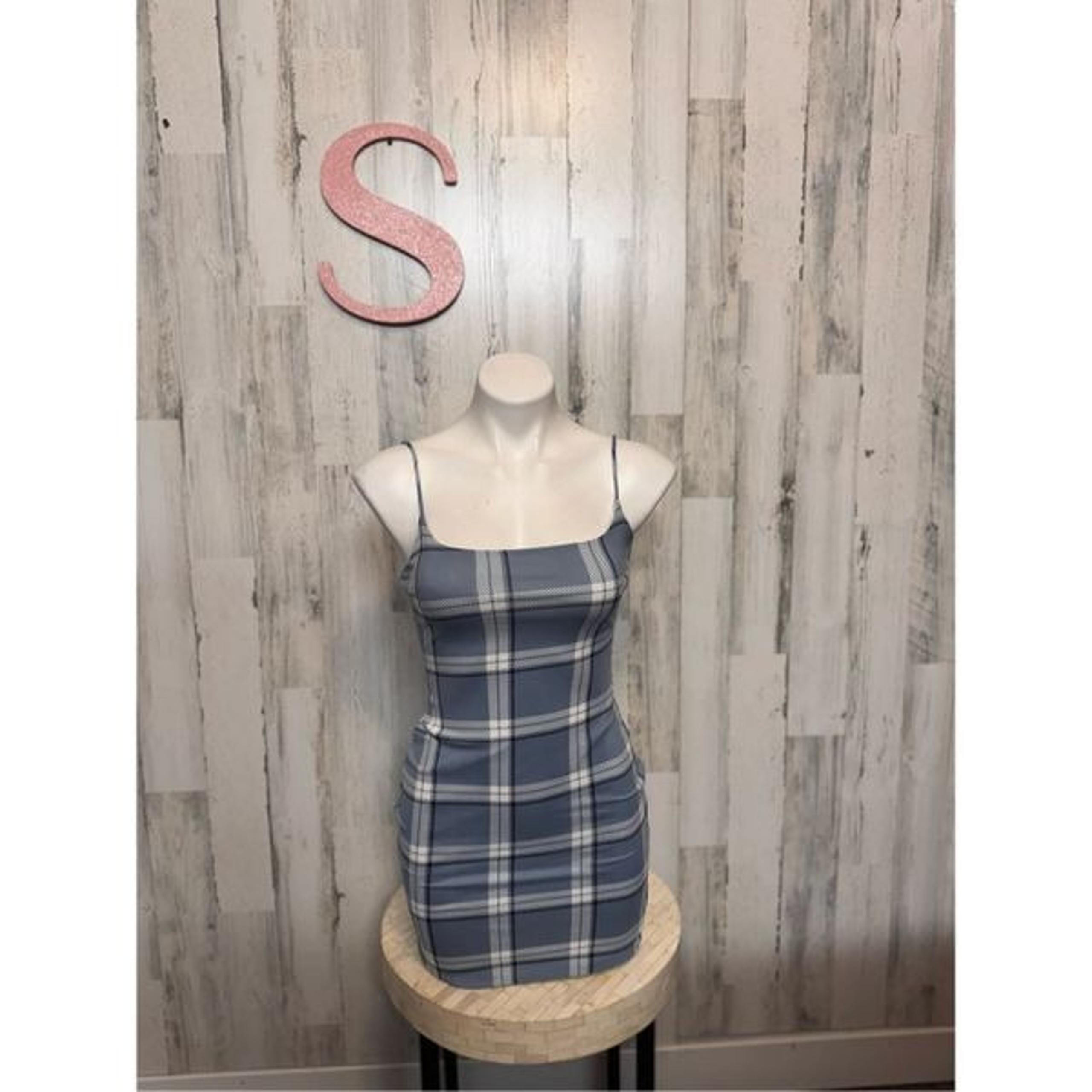 Windsor plaid mini dress size small