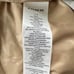Coach Women's Size L Short Duck Down Puffer Beige Hooded New Logo Jacket Coat