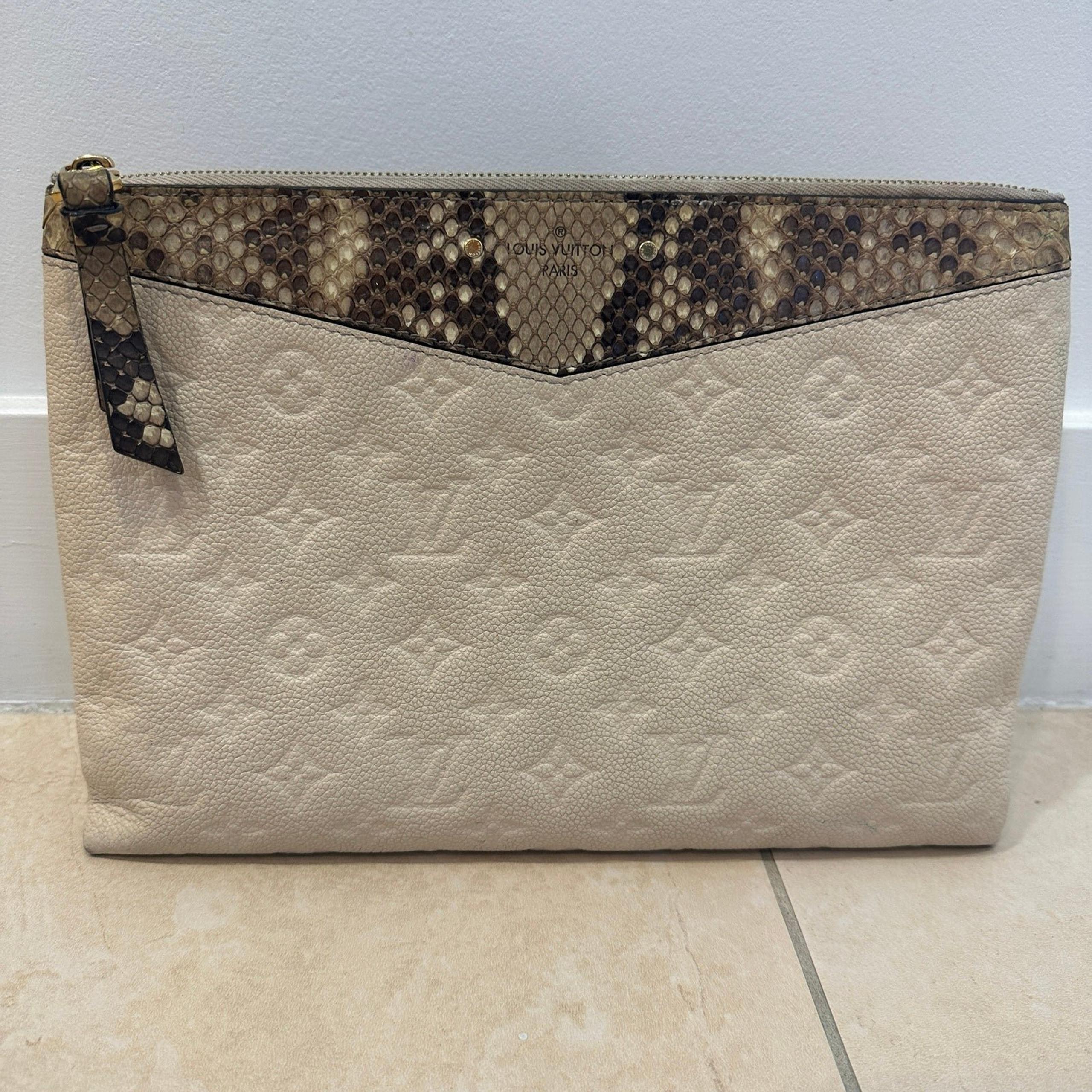 Louis Vuitton Daily Pouch Empreinte Snakeskin