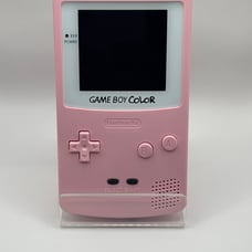 Gameboy Color Pink With Backlit IPS Screen & USB C Battery Rechargeable.