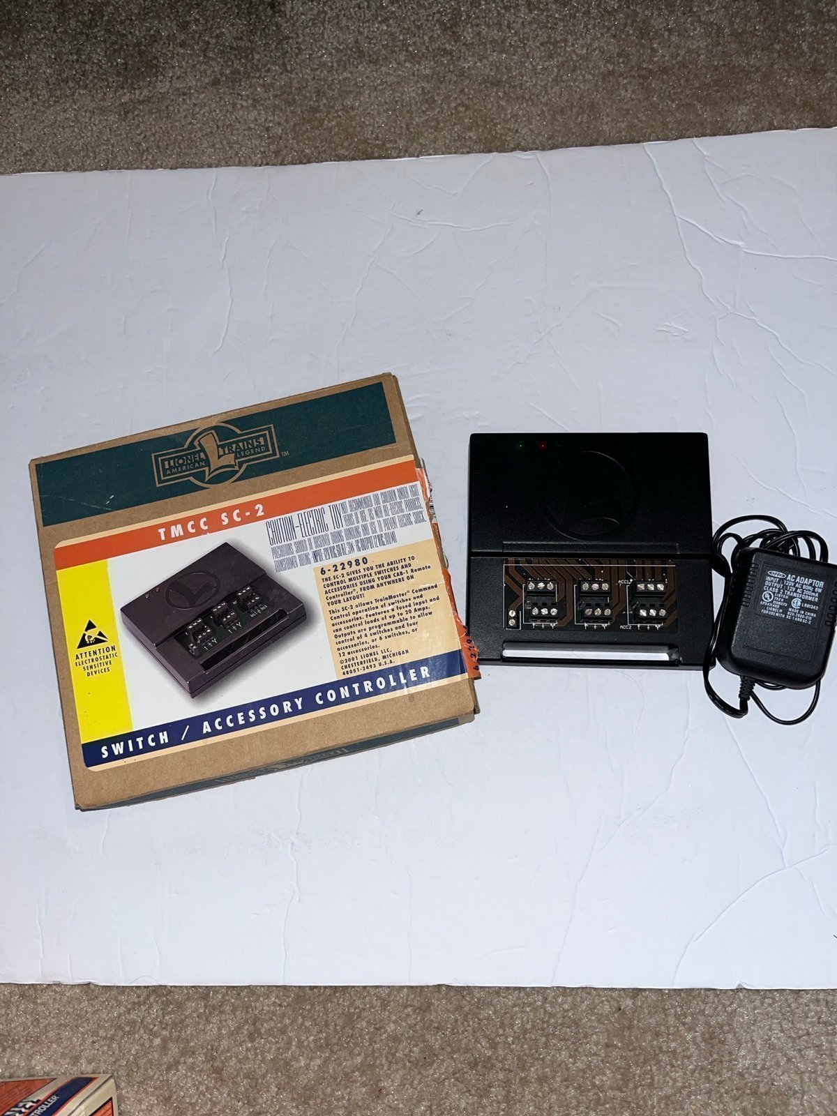 Lionel 6-22980 SC-2 TMCC - Legacy Train Accessory Switch Controller