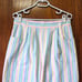 1980s Pastel Capris 80s Vintage Volup Pants Tall Large Curvy Rainbow Stripes 70s