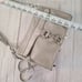 Rebecca Minkoff Mini Mac Cross Body Bag Chain Link Light Tan Leather Studded