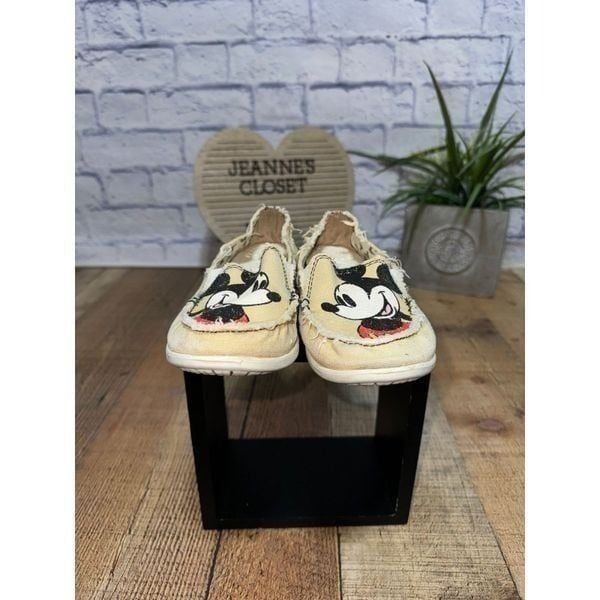 mickey mouse crocs loafers