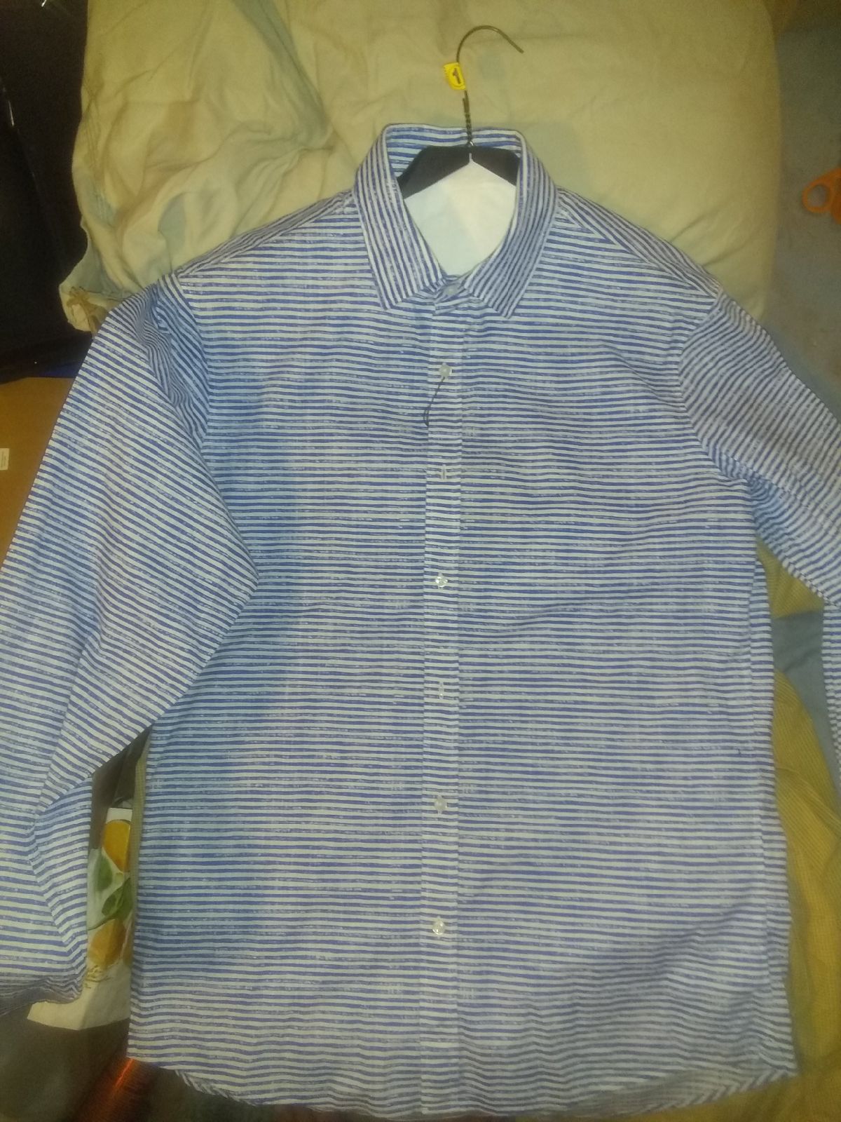 Michael Kors Long Sleeve Linen Shirt