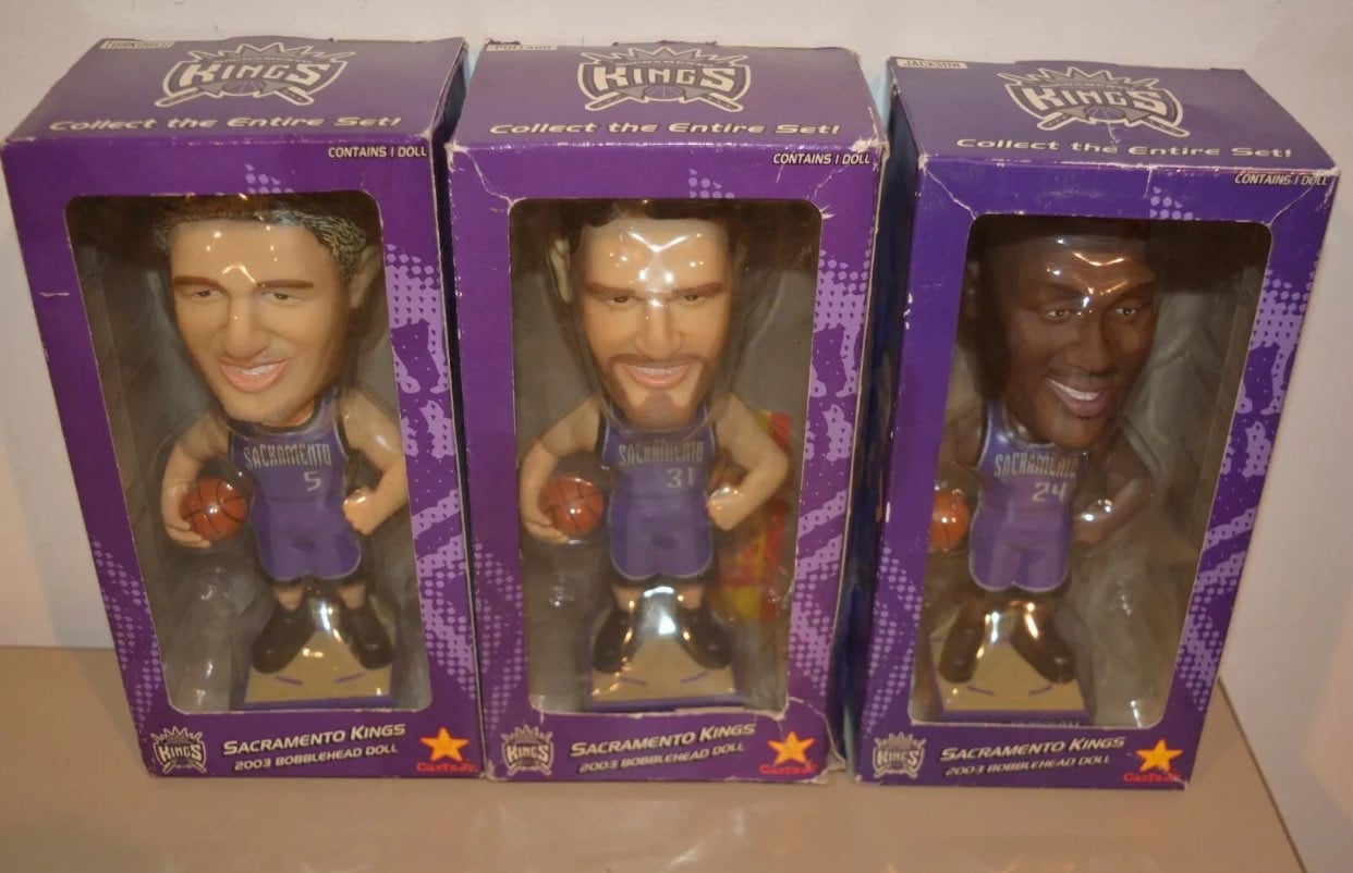 Sacramento Kings NBA Bobblehead Lot