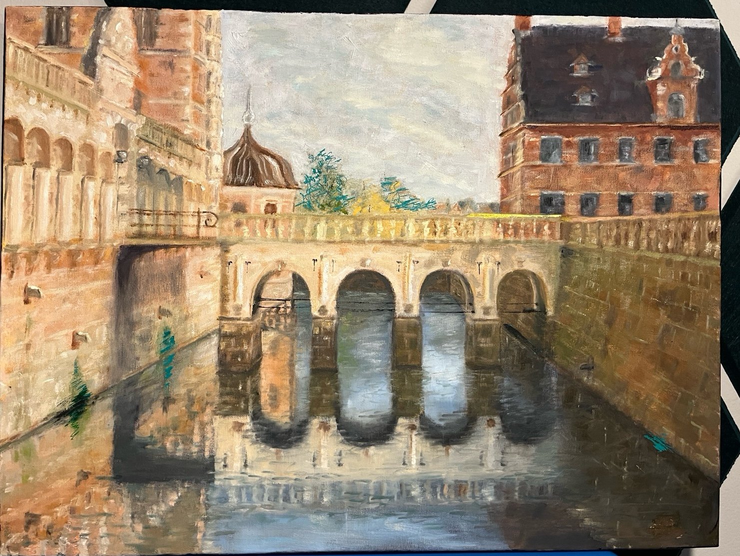 Oil painting of Copenhagen