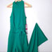 NWT Vince Camuto Kelly Green Wide Leg Sleeveless Jumpsuit Size 2