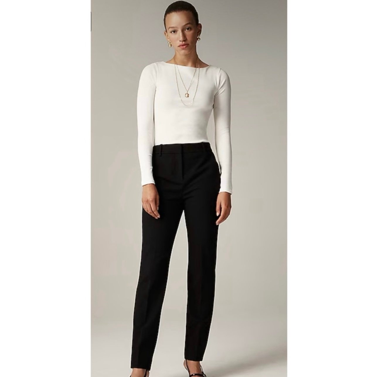NWT J. Crew New Cameron Pant Four-season Stretch Black