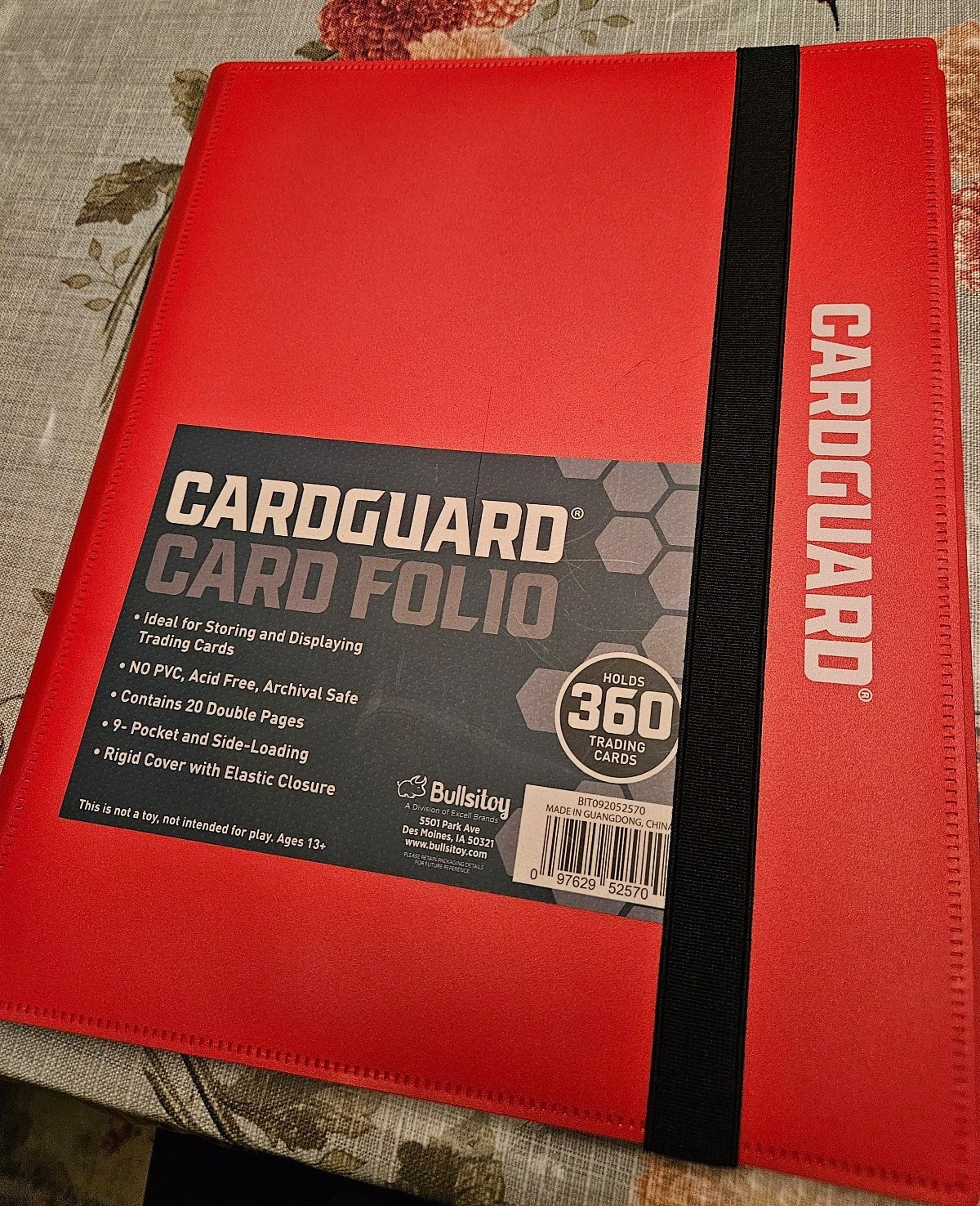 Cardboard Card Folio Red