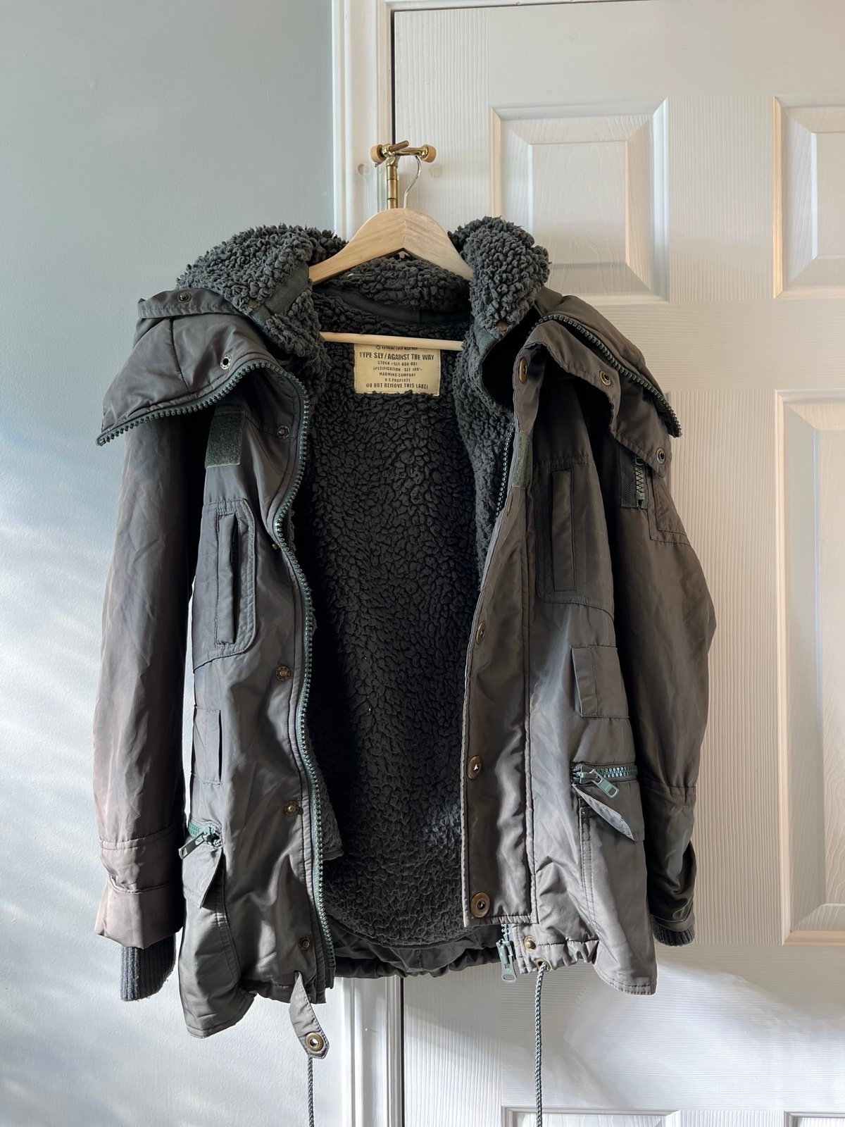 Vintage SLY Military jacket, extreme cold weather!