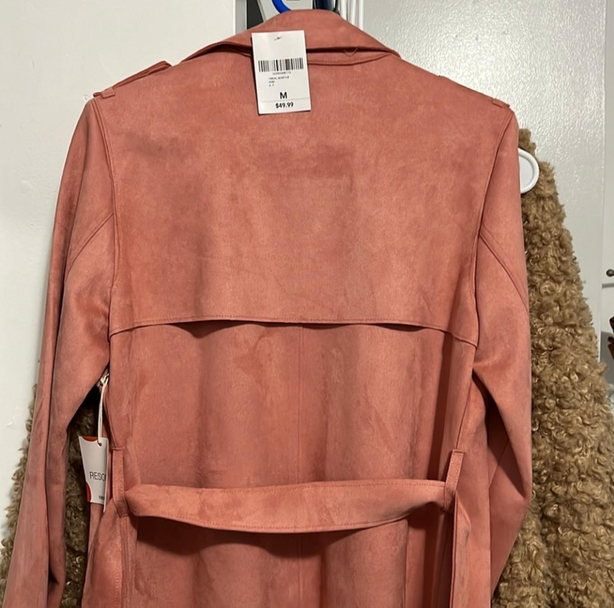 Forever 21 Faux Suede Trench Coat
