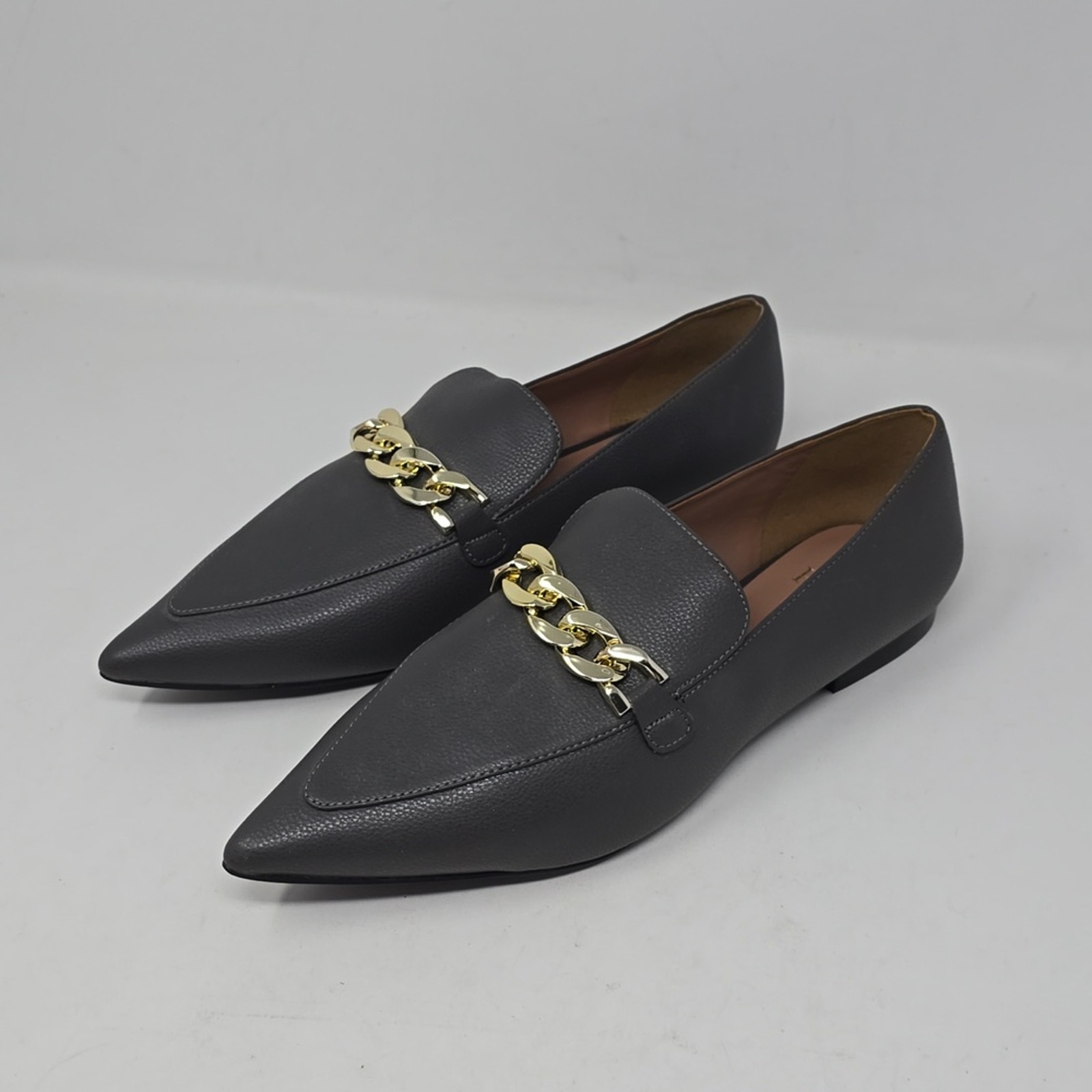 Linea PAOLO Grey Pointed Toe Flats Women's Size 10
