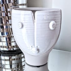 New Modern Alien Head Face Plant Planter