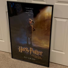 Framed Harry Potter the Chamber of Secrets 27 X 40 Adv Orig Movie Poster Dobby