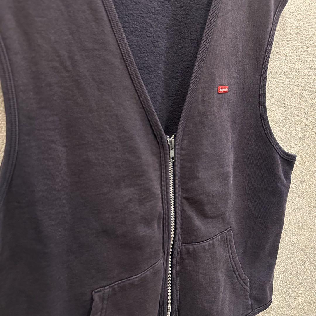 注目の福袋！ Supreme】Zip Up Sweat Vest ~ 20FW NAVY トップス