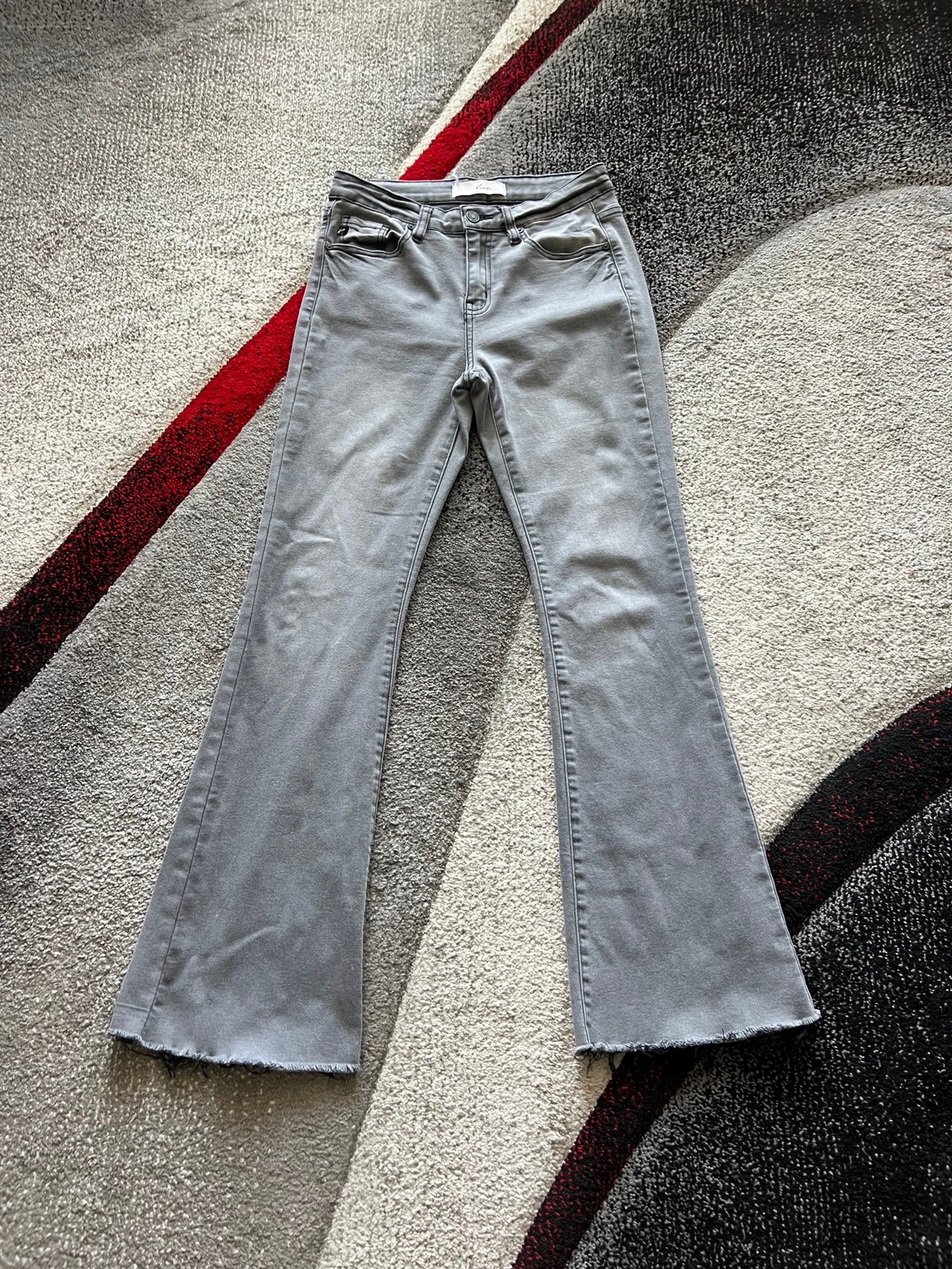 KanCan Black Mid Rise Flared Jeans