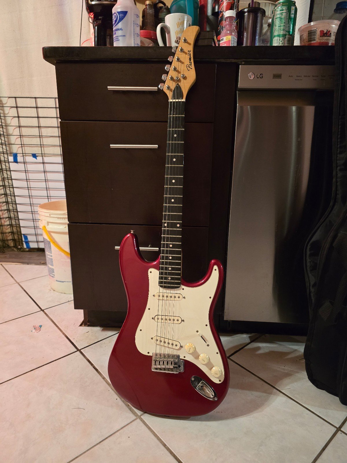 Primer Red Guitar 1990's Used