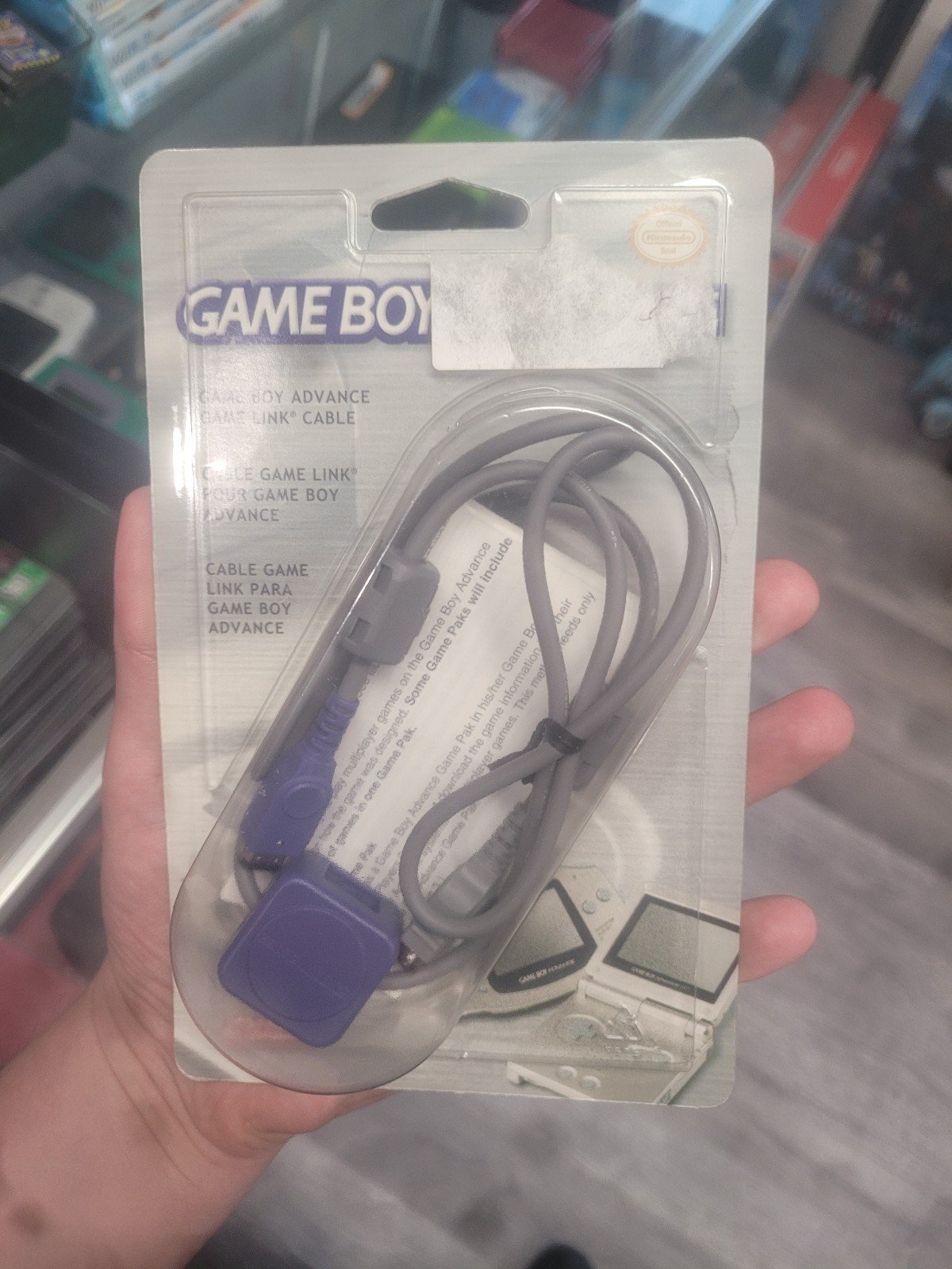 Official Nintendo Gameboy Advance Game Link Cable SEALED In Box