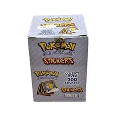 1999 Pokémon ArtBox Stickers Series 1 Display Box | Minor Damage | Please Read