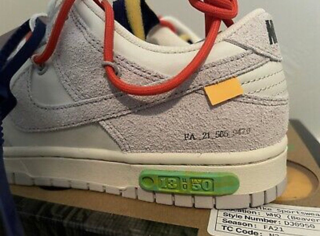 Off-White dunks