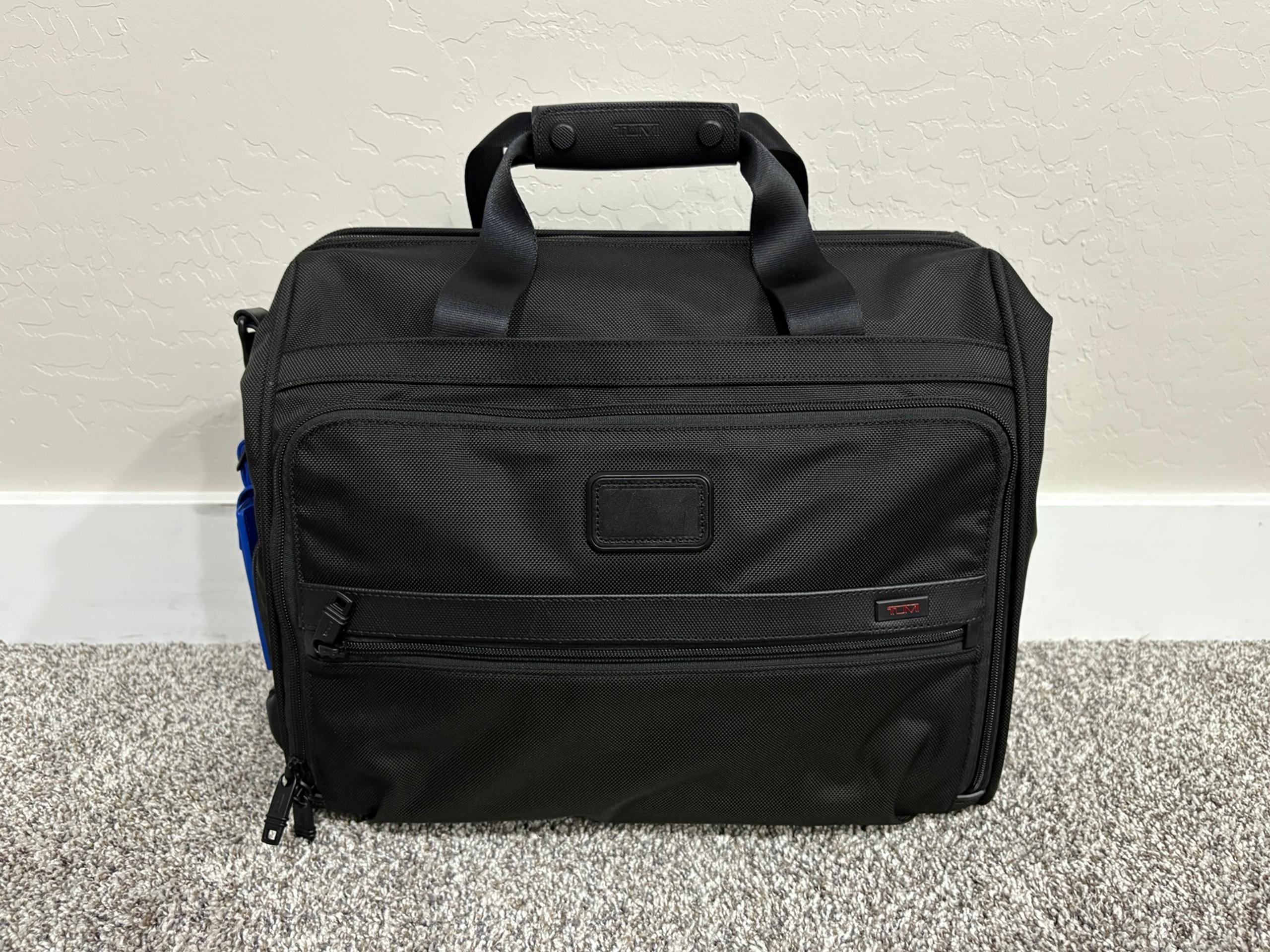 ‘Alpha 2’ Black Nylon Framed Soft Duffle Bag - 221261D2U - Tumi