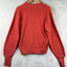 Vintage 70s Lord Jeff Orlon V-Neck Sweater Mens M Red Made in USA Grandpa