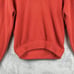 Vintage 70s Lord Jeff Orlon V-Neck Sweater Mens M Red Made in USA Grandpa