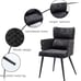 Set 4 Gray Dining chairs