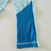 LULULEMON ATHLETICA Blue Aquamarine Beach Runner Crop Leggings - US 2