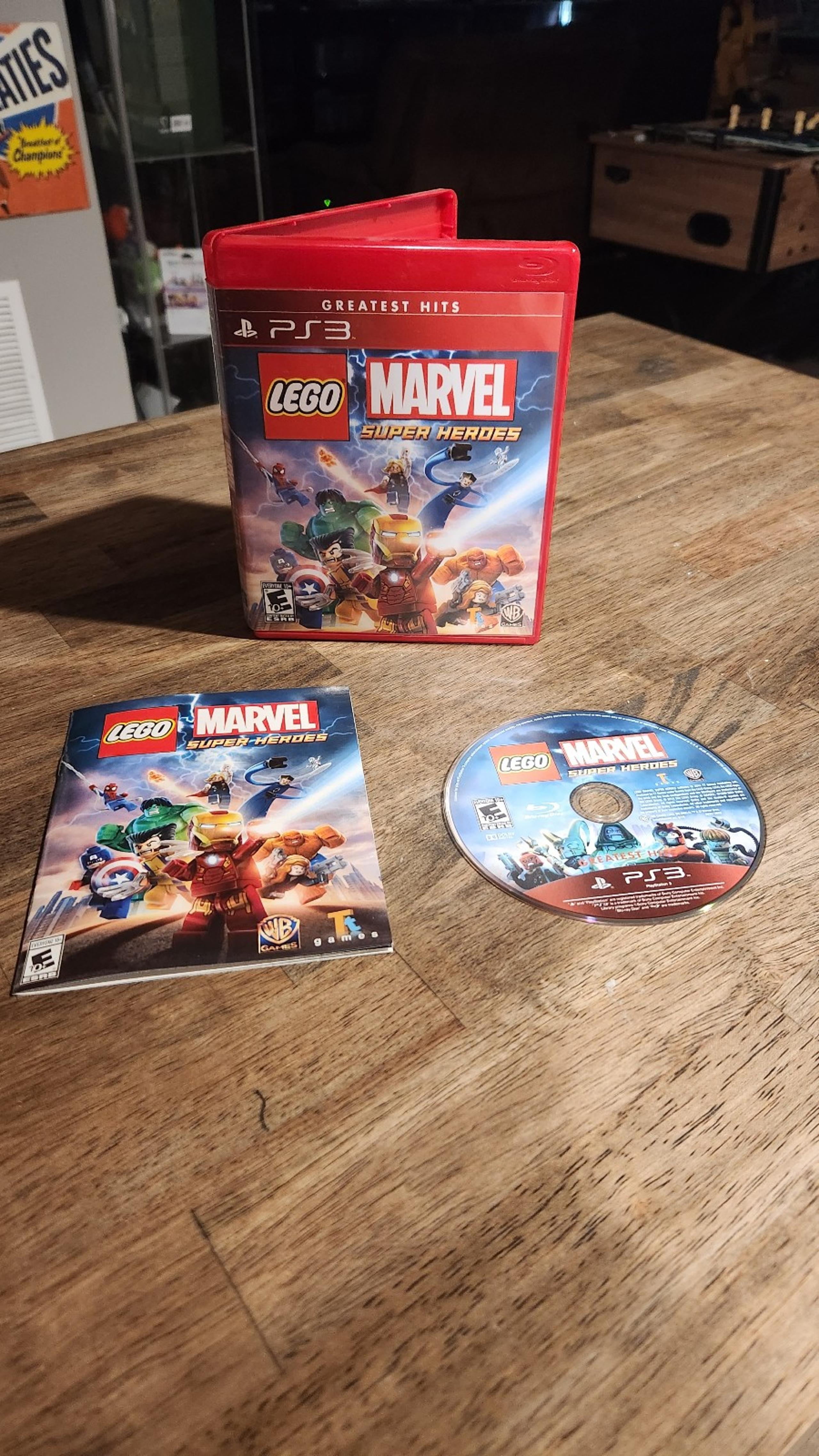 LEGO Marvel Super Heroes Greatest Hits For Playstation 3 Complete/Tested VGWC