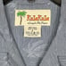 KulaKula 100% Silk Palm Tree Print Hawaian style button up Size Small Blue