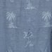 KulaKula 100% Silk Palm Tree Print Hawaian style button up Size Small Blue