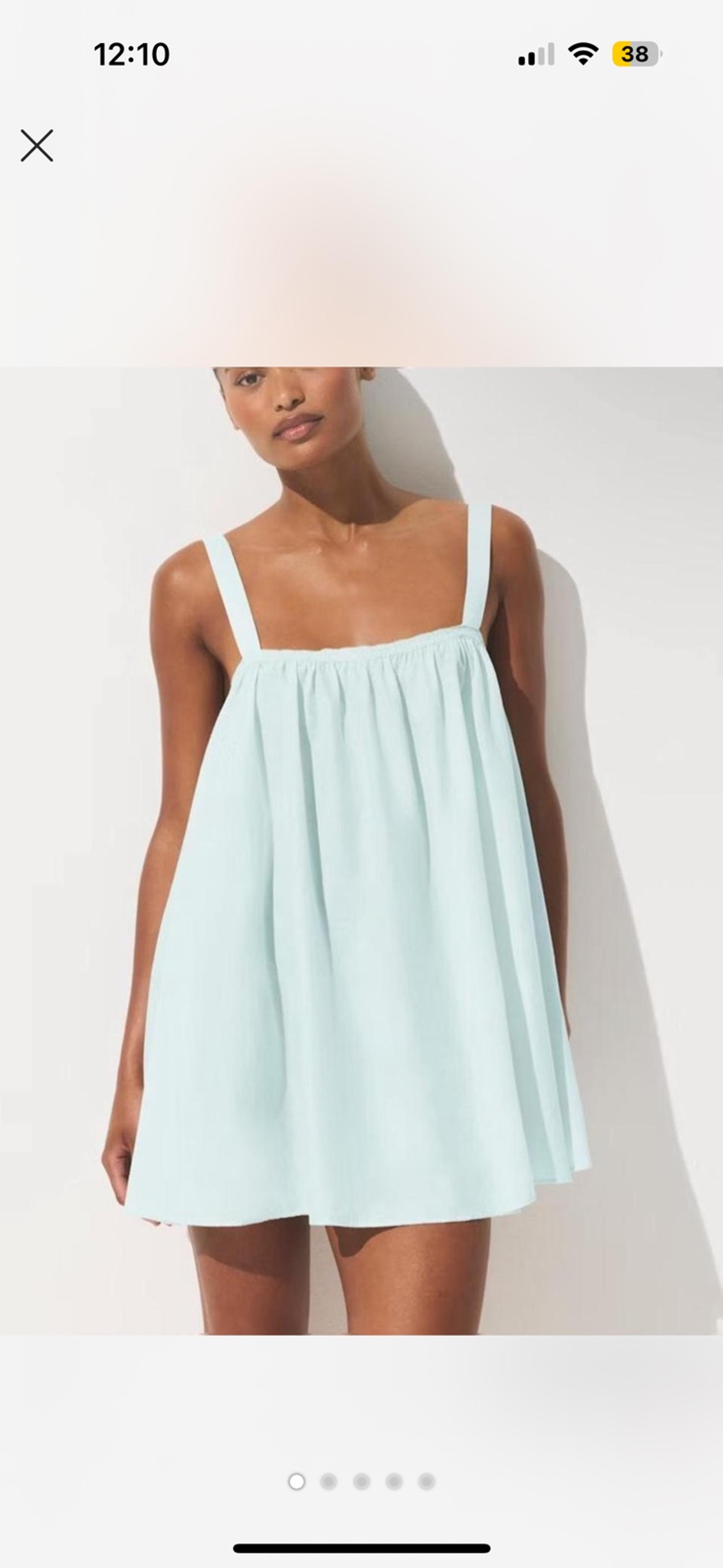 Cotton Voile mini dress