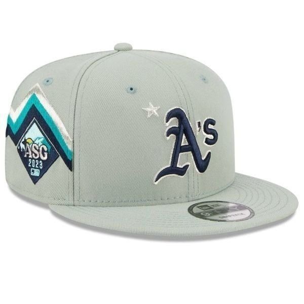 New Era Men’s 7 7/8 MLB Oakland A’s Mint ASG 2023 59FIFTY Fitted Hat NEW