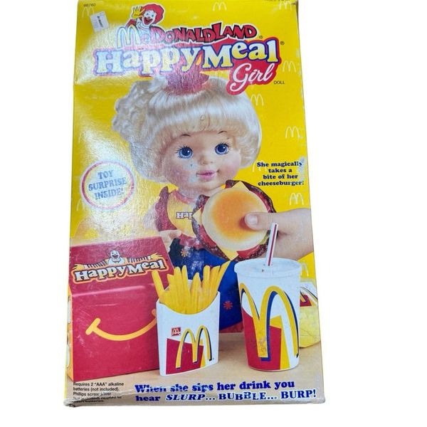 Vintage Rare 1997 McDonald Land Happy Meal Girl in original box!