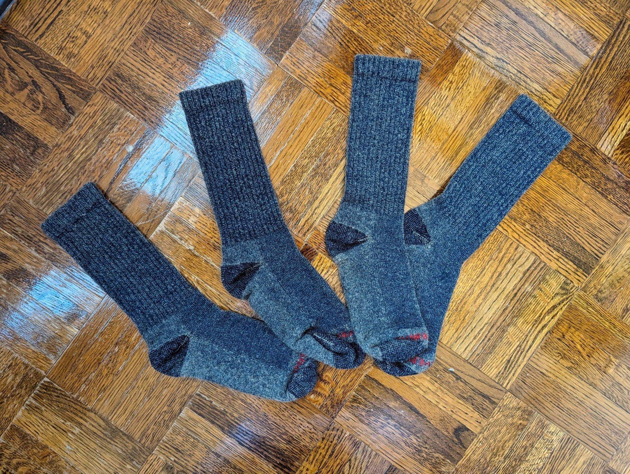 Wolverine Men's Hiking Boot Socks - Size Large- Bundle