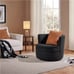 Swivel Accent Armchair, 360-Degree Swiveling Barrel Living Room Chair