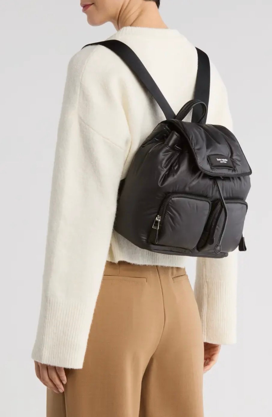 Kate Spade puffed backpack